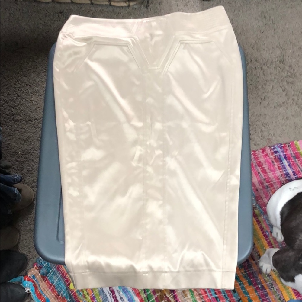 Roberto Cavalli cream skirt